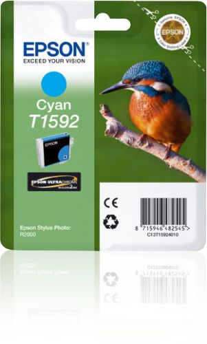 Epson Stylus Photo R2000 Cartucho Cian , Epson , EPSC13T15924010 , 8715946482545